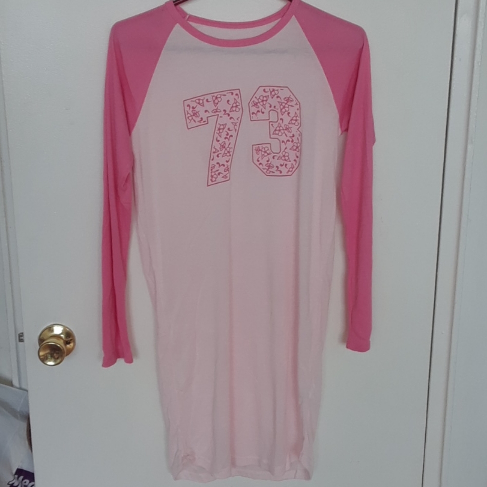 girls Raglan crewneck sleepshirt with EverAfterHig